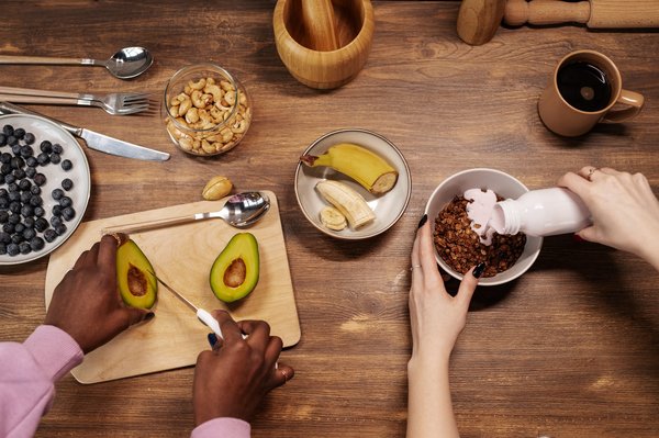 How do you make a traditional English breakfast with a healthy twist?